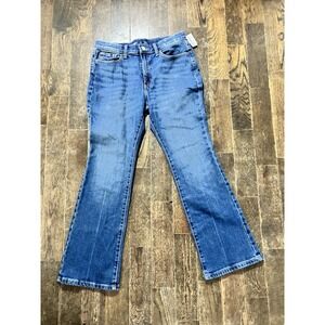 NEW Old Navy Girls High-Rise Flare Built-In Tough Jeans Blue Size 16 Plus